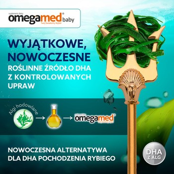 Omegamed Baby, kapsułki twist-off, DHA z alg, 30 szt.