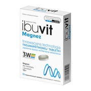 Ibuvit Magnez, tabletki trójwarstwowe, 30 szt.