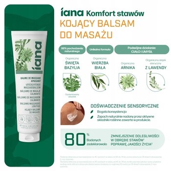 Iana, kojący balsam do masażu, 100 ml