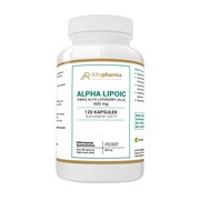 alt Alpha Lipoic Kwas Alfa-Liponowy (ALA) 600 mg, kapsułki twarde, 120 szt.