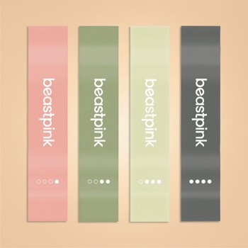 GymBeam Beat Pink, zestaw gum oporowych do ćwiczeń, 1 szt.