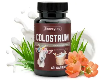 Skoczylas Colostrum siara kozia z pigwą, kapsułki, 60 szt.