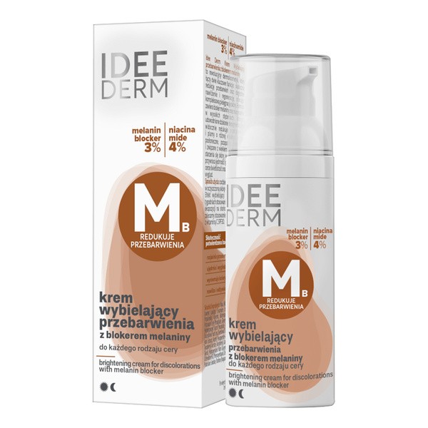 IDEE DERM Idee Derm, krem wybielający przebarwienia z blokerem melaniny, 50 ml — Inhaltsstoffe und Bewertung