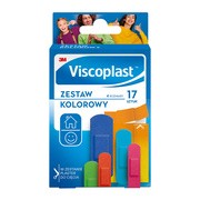Viscoplast, Plastry Zestaw Kolorowy, 17 szt.        
