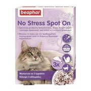 alt Beaphar No Stress Spot On, krople uspokajające dla kota, 3 x 0,4 ml