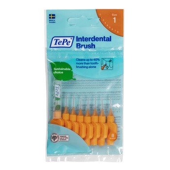 TePe Original, szczoteczki międzyzębowe, pomarańczowe (0,45 mm), 8 szt.