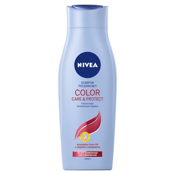 Nivea Color Care & Protect, szampon do włosów farbowanych lub z pasemkami, 400 ml