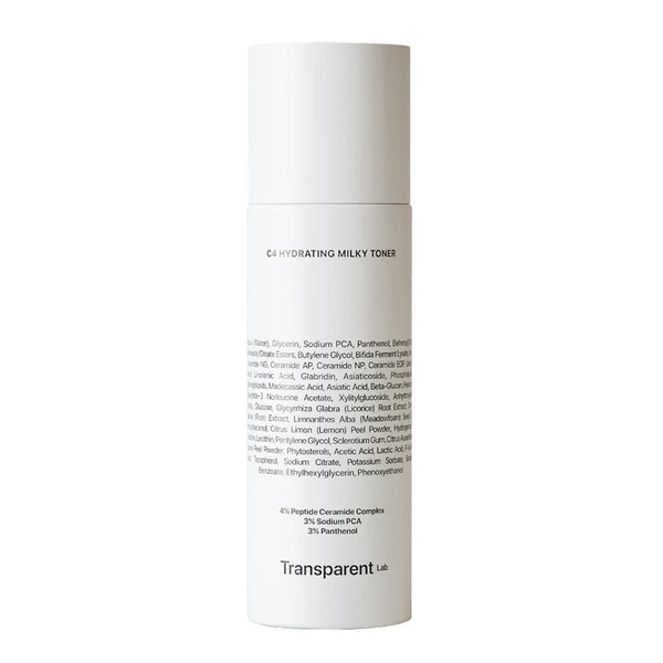Transparent Lab Transparent Lab C4 Hydrating Milky Toner, tonik wzmacniający barierę hydrolipidową, 130 ml