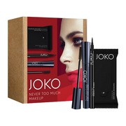 alt Zestaw promocyjny Joko, tusz do rzęs, 9 ml + eyeliner, 1,2 ml + chusteczki micelarne do demakijażu, 15 szt.