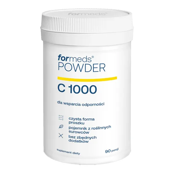 Витамин C в порошке ForMeds Powder C 1000, 90 порций, 90 г
