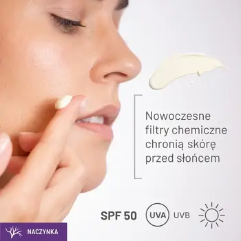 Sylveco Dermo Naczynka, krem uszczelniający naczynka na dzień SPF 50, 50 ml