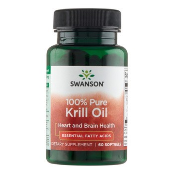 Swanson Krill Oil (Olej z kryla antarktycznego), kapsułki, 60 szt.