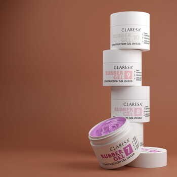Claresa Rubber Gel, żel budujący do paznokci, 10, 45 g