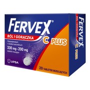 Fervex Ból i Gorączka C Plus, 330 mg + 200 mg, tabletki musujące, 20 szt. https://azcdn.doz.pl/image/d/product/190c6a8c-scale-180x180.png