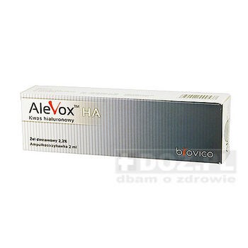 AleVox HA, 2,2%; 2 ml, żel dostawowy, 1 ampułko-strzykawka
