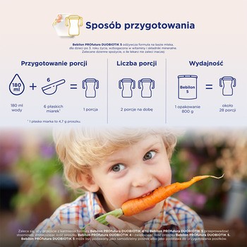 Bebilon Profutura DUOBIOTIK 5, formuła na bazie mleka po 3. roku życia, proszek, 800 g