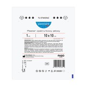 Pasocare Med, plaster opatrunkowy, jałowy, 10 cm x 10 cm, 1 szt. https://azcdn.doz.pl/image/d/product/cfb8b2cb-scale-180x180.png