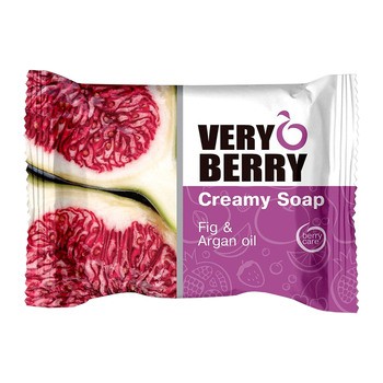 Very Berry, kremowe mydło w kostce, Fig & Argan oil, 100 g