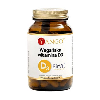 Yango Wegańska witamina D3, kapsułki, 90 szt.