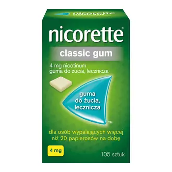 Nikotyna 4 mg 105 gum [Nicorette]