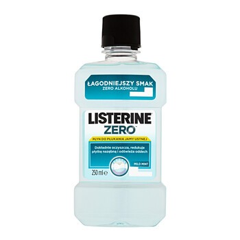 Listerine Zero Mild Mint, płyn do płukania jamy ustnej, 250 ml