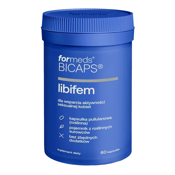 Комплекс для женщин ForMeds Bicaps LibiFem с макой и ашвагандой, энергия, 60 капсул
