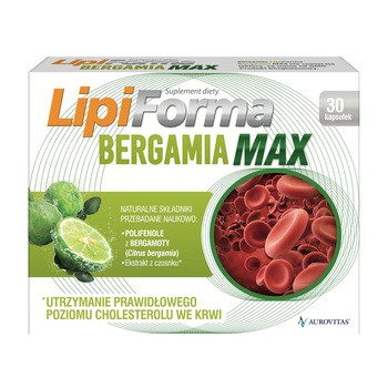 LipiForma Bergamia Max, kapsułki twarde, 30 szt.