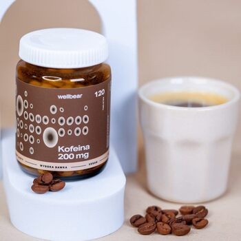 Wellbear Kofeina 200 mg, tabletki, 120 szt.
