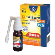 D-Vitum Forte 2000 j.m. K2, aerozol, 6 ml