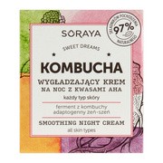 Soraya Sweet Dream Kombucha, wygładzający krem na noc z kwasami AHA, 75 ml        