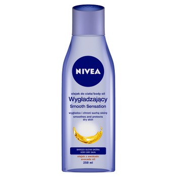 Nivea Smooth Sensation, olejek wygładzający do ciała, 250 ml