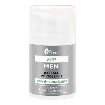 AVA Eco Men, balsam po goleniu naturalnie nawilżający, 50 ml