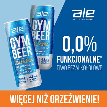 ALE Gym Beer by Iguana, piwo bezalkoholowe, 330 ml