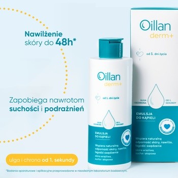 Oillan Derm+, emulsja do kąpieli, 400 ml