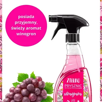 Zielko, Płyn do kabin prysznicowych, winogron, 500 ml