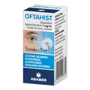 Oftahist, 1 mg/ml, krople do oczu, 5 ml (1 butelka)