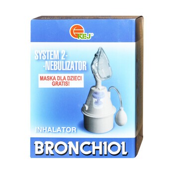 Bronchiol System 2, Spejser, inhalator z nebulizatorem, 1 szt
