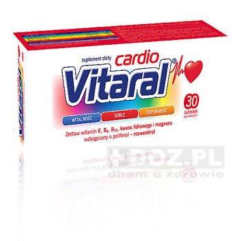 Vitaral Cardio, tabletki powlekane, 30 szt