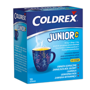 Coldrex Junior C, proszek do sporządzania roztworu doustnego, 10 saszetek