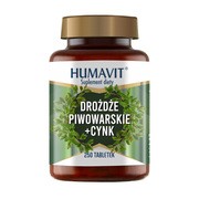 Humavit Drożdże piwowarskie + Cynk, tabletki, 250 szt. https://azcdn.doz.pl/image/d/product/faa4bae1-scale-180x180.png