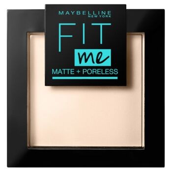 Maybelline Fit Me Matte + Poreless, puder matujący do twarzy w kompakcie, 120 Classic Ivory, 9 g