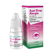 Azel-Drop Alergia, 0,5 mg/ml, krople do oczu, 6 ml, butelka