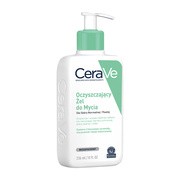 alt CeraVe, oczyszczający żel do mycia z ceramidami dla skóry normalnej i tłustej, 236 ml
