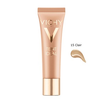 Vichy Teint Ideal Cream, podkład rozświetlający w kremie, SPF 20, odcień 15 Clair, 30 ml