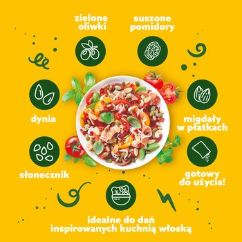 Bakalland, chrupiący mix do sałatek, włoski, 100 g