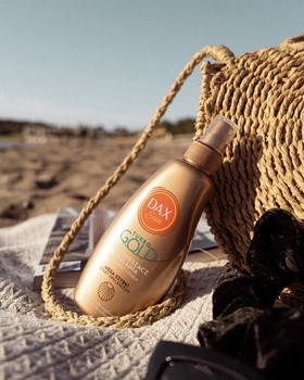 Dax Sun Turbo Gold, przyspieszacz opalania do twarzy i ciała, 200 ml