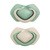 Canpol Babies, smoczek silikonowy, symetryczny, Pure Color, 18 m +, beige, 2 szt.