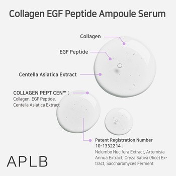 APLB Collagen EGF Peptide Ampoule, serum ujędrniające do twarzy z kolagenem i peptydami EGF, 40 ml