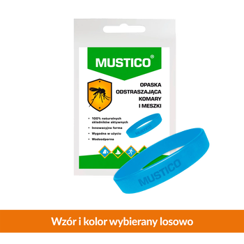 Mustico, opaska odstraszająca komary i meszki, 1 szt.