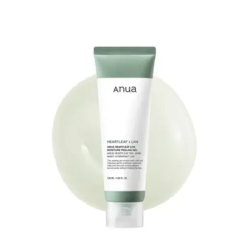 Anua Heartleaf, LHA Moisture Peeling Gel, peelingujący żel z LHA i celulozą, 120 ml